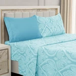 Lux D Cor Paisley Twin Xl Sheet Set 4 Piece Ultra-soft Microfiber. Fixed Price $28.62.