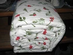 New North Pole King Size Flannel Sheet Set Holiday Red Hollyberries 100%COTTON. Fixed Price $89.00.