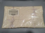 Wamsutta Supercale Plus Twin Flat Sheet No-iron Beige Cotton Blend 200TC Embroid. Fixed Price $12.99.