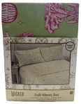 Wicked: For Good X Katie Kime Green & Pink Full Size Bed Sheet 4 Pc Set New. Fixed Price $31.99.
