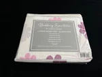 Ashley Cooper Bedding Essentials White /purple Aviary Floral Queen Sheet Set. Fixed Price $32.00.