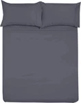 Shreem Linen Microfiber Rv Sheet Sets, 48X75 3/4 Full Bunk, Dark Grey Solid -.... Fixed Price $89.25.