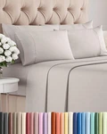 6 Piece Sheet Set - Comfy, California King, 03 Light Grey. Fixed Price $57.11.