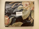 Ralph Lauren Charleston Twin Flat Sheet 100% Cotton 200 Thread Black Floral -new. Fixed Price $149.99.
