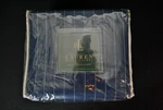 Nwt Vtg Ralph Lauren Worth Avenue King Comforter Duvet Cover Blue Stripes JM26. Fixed Price $399.99.