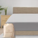 800 Thread Count Light Gray King Fitted Sheet Only Deep Pocket, Egyptian Cotton. Fixed Price $48.79.