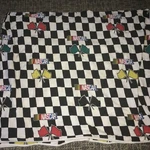 Nascar Vintage Dan River Flat Sheet 66" X 94" Tagged Twin Made Usa. Fixed Price $9.99.