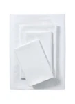 Mainstays Comfort Chill Microfiber Bed Sheet Set, Queen, Arctic White, 4 Piece. Fixed Price $32.54.