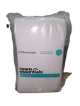 2 King Size Jersey Room Essentials Pillowcases Pure White. Fixed Price $16.99.
