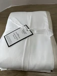 Williams Sonoma Italian Border Sateen Sheet Set Oatmeal Cal King. Fixed Price $179.00.