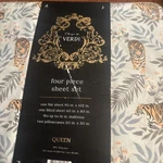 House Of Verdi Tiger Jungle Pattern Queen Sheet 4-PIECE Set Palms New. Fixed Price $35.00.
