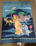 Disney Lion King Guard Toddler Size Bed Sheet 57"X 42". Fixed Price $28.99.