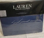 Brand New Ralph Lauren Queen Sheet Set 4PC Cotton Flannel Navy Blue. Fixed Price $119.95.