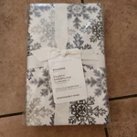 New S/2 Pottery Barn Frosty Snowflake Flannel Standard Pillowcases Christmas. Fixed Price $59.50.