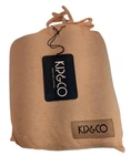 Kip&co Peach Jersey Cotton Fitted Bed Sheet Nwt. Fixed Price $29.70.