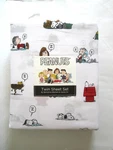 Snoopy Sleeping Peanuts Berkshire Twin Sheet Set. Fixed Price $39.99.
