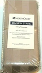 Northcrest 2 King Pillowcases 300 Tc Grey Damask Stripe Pima Cotton. Fixed Price $39.98.