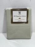 Wamsutta Queen 2 Pillow Cases 300 Tc Egyptian Sateen Safe Green Usa New. Fixed Price $33.99.