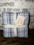 New! Laura Ashley Flannel Sheet Set Mulholland Plaid Blue - Queen 100% Cotton. Fixed Price $40.00.