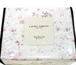 Pretty Berry Pink Floral King Sheet Set 100% Cotton Laura Ashley Garden Muse. Fixed Price $86.34.