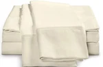 4 Pc Luxor Style Ultra Soft Bamboo Sheet Set 300 Tc Ivory King **new**. Fixed Price $69.99.