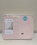 New Lacoste Queen 100% Percale Cotton 4 Piece Sheet Set Solid Ice Pink. Fixed Price $68.00.