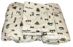Whim Martha Stewart Collection Flannel Cotton 4 Pc Queen Sheet Set Happy Glamper. Fixed Price $65.00.