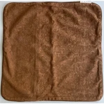 Warm Brown Leather Suede Design 18X18" Zippered Pillow Cover Sham - No Insert. Fixed Price $19.95.