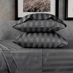 Damask Stripe 6 Piece Sheet Set 18" Deep Pocket 1000 Thread Count 100% Cotton. Fixed Price $181.99.