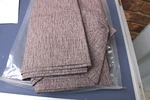 New Queen Sz Flat Sheet Calvin Klein Orchid Ripple Texture Card Gray Rare 2000S. Fixed Price $84.99.