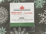 Celeste Home 190 Gsm Cotton Flannel Velvet Feel Bed Sheet Set Snowflakes New. Fixed Price $65.00.