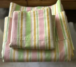 Vintage Jcpenney Fashion Manor Penn-prest Striped Bedding Sheets!. Fixed Price $38.00.