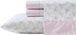 Laura Ashley Lynda Pink Queen Sheet Set - Cool Cotton Percale Bedding. Fixed Price $80.99.