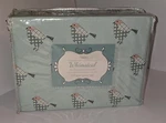 Nwt Twin Sheet Set 3PC Whimsical Aqua Sparrow Microfiber Hotel Collection Bird. Fixed Price $22.00.