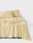 Linen House Surf Wash Sheet Set (butter) - Queen. Fixed Price $211.76.
