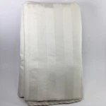 Wamsutta Dream Zone Pimacott 1000TC Stripe Oversized Queen Flat Sheet Ivory Rare. Fixed Price $69.99.