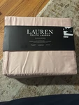 Lauren Ralph Dunham Sateen Cal King Sheet Set Pink Peony 300 Tc Cotton. Fixed Price $85.00.