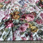 Ralph Lauren Twin Flat Sheet Floral Allison 100% Cotton Garden Blue Ribbon Usa. Fixed Price $38.00.