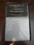 Hotel Style Pillowcases King 600 Thread Count Set Of 2 100% Cotton Silver Grey. Fixed Price $18.00.