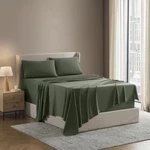 Nestl Bed Sheet Set - Olive Green Instantly Queen, 13. Fixed Price $45.96.