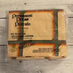 West Point Pepperell Permanent Press Percale Queen Flat Sheet Peach Rainbow Vtg. Fixed Price $15.99.