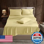 Hearth & Harbor Extra Deep Pocket Sheet Sets Luxury Soft 6 Piece Queen Bed. Fixed Price $31.51.