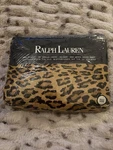 Vtg New Ralph Lauren Aragon Neutral Guinevere Leopard Fitted Sheet - Queen. Fixed Price $289.99.