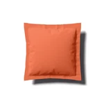 Anne Solene Vexin Epices Embroidered 2 Euro Sham Cotton Percale Orange France. Fixed Price $109.00.