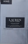 Lauren Ralph Dunham Sateen, King Pillowcase Pair, 300 Tc, Cotton, Mist. Fixed Price $28.00.
