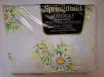 Springmaid Double Size Flat Sheet Daisy Bed Linens Wondercale Retro. Fixed Price $30.00.