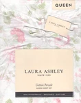 Laura Ashley Queen Sheet Set Belinda Pink Floral Green 4PC Farmhouse Chic Roses. Fixed Price $82.99.