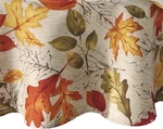Home Fashions Autumn Leaves Fall Printed Wrinkle Resistant Tablecloth, Holiday. Fixed Price $30.99.