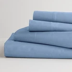 Sonoma Goods Blue 525 Thread Count Full 4 Piece Cotton Rich Easy Care Sheet Set. Fixed Price $41.38.