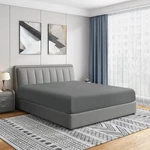 Cathay Home Luxury Wrinkle And Fade Resistant Double Brushed Queen, Gray. Fixed Price $37.60.